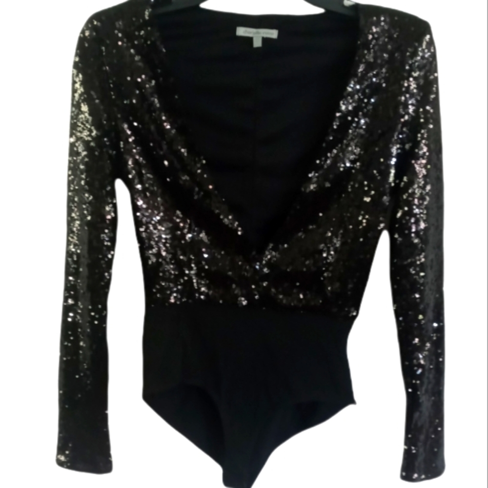 Charlotte Russe Sequin Bodysuit